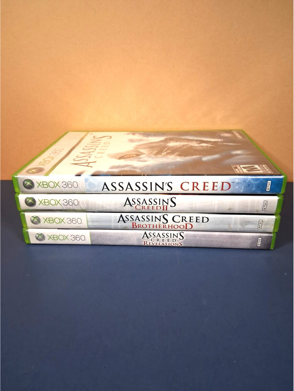 Xbox 360 Assassin's Creed 4-Game Bundle Lot - I, II, Brotherhood, Revelations